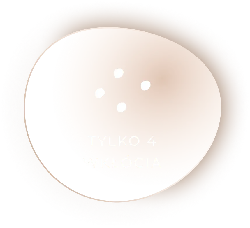 Tylko 4 wkłócia